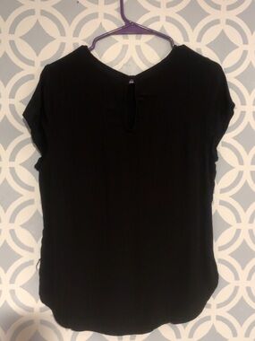 H&M Black Shell Blouse size M